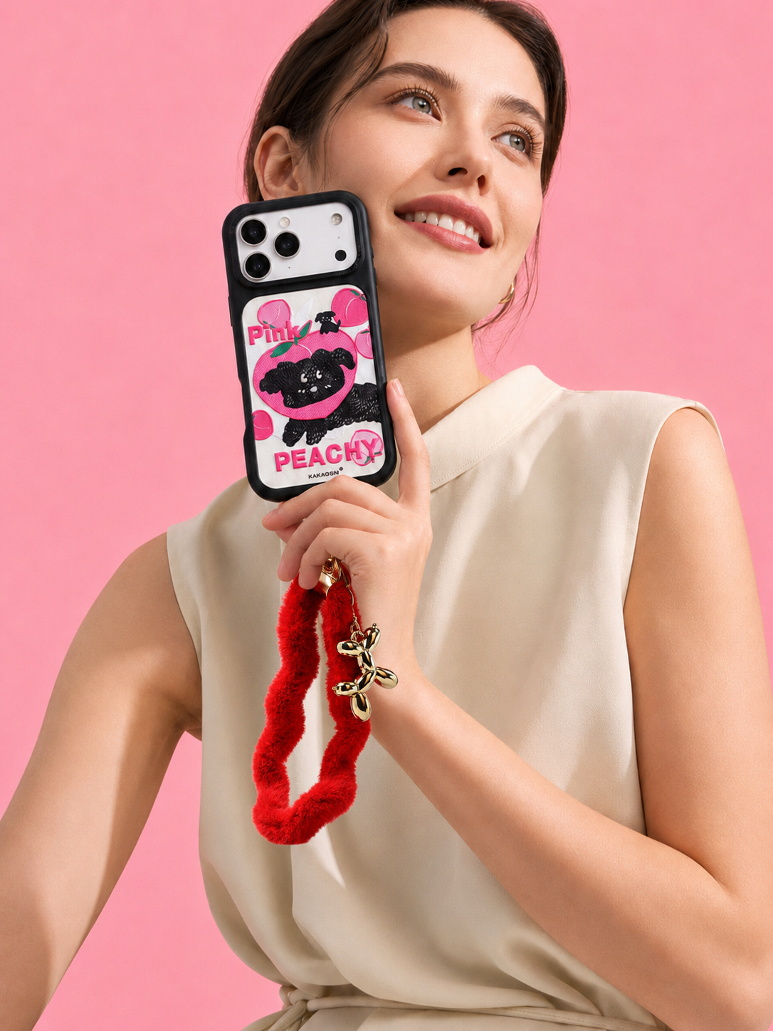 Twist music mobile phone ornament QAB200