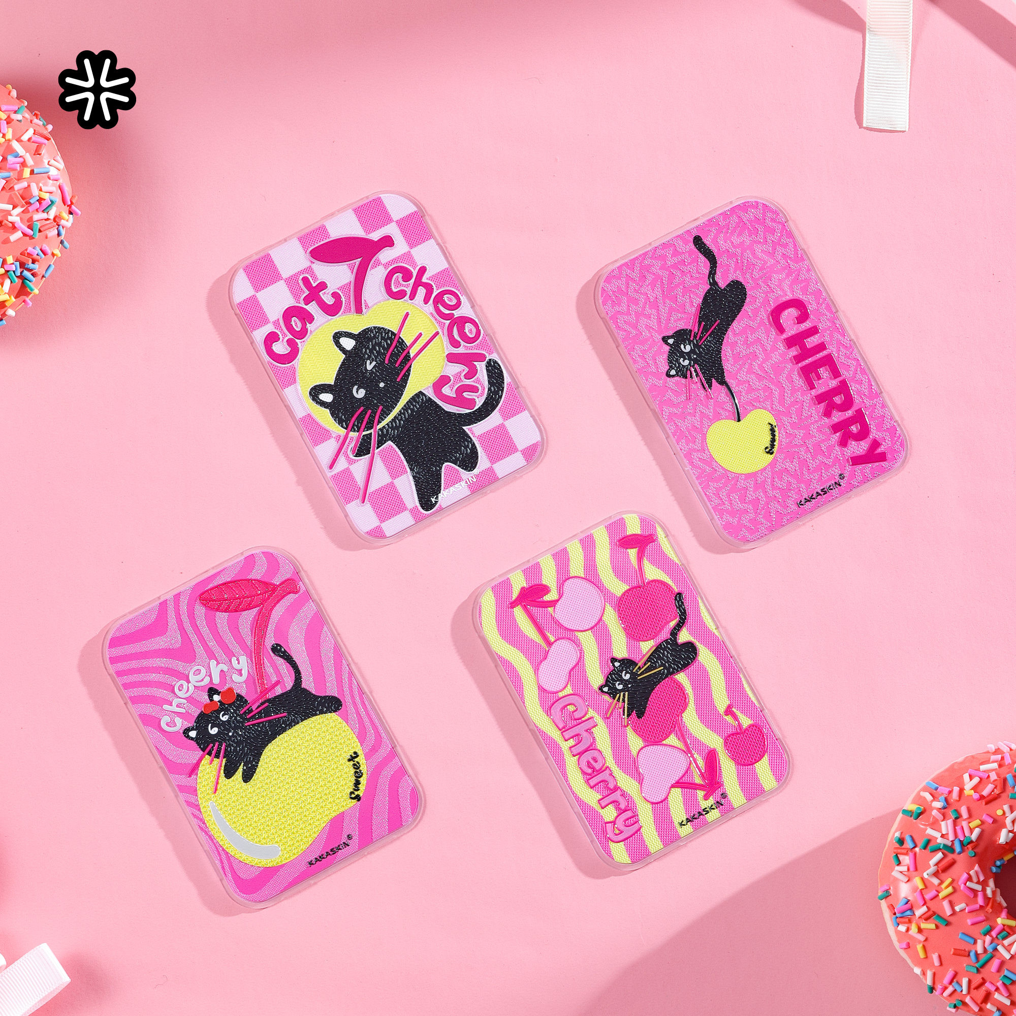Cherry Meow Meow Magnetic Backboard-QCP028