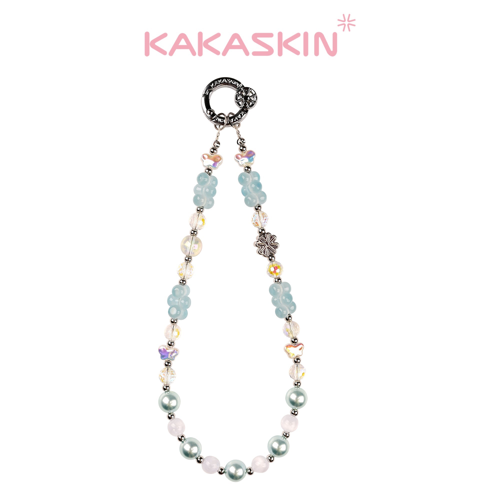 Grey Blue Pearl Bracelet-QAB136