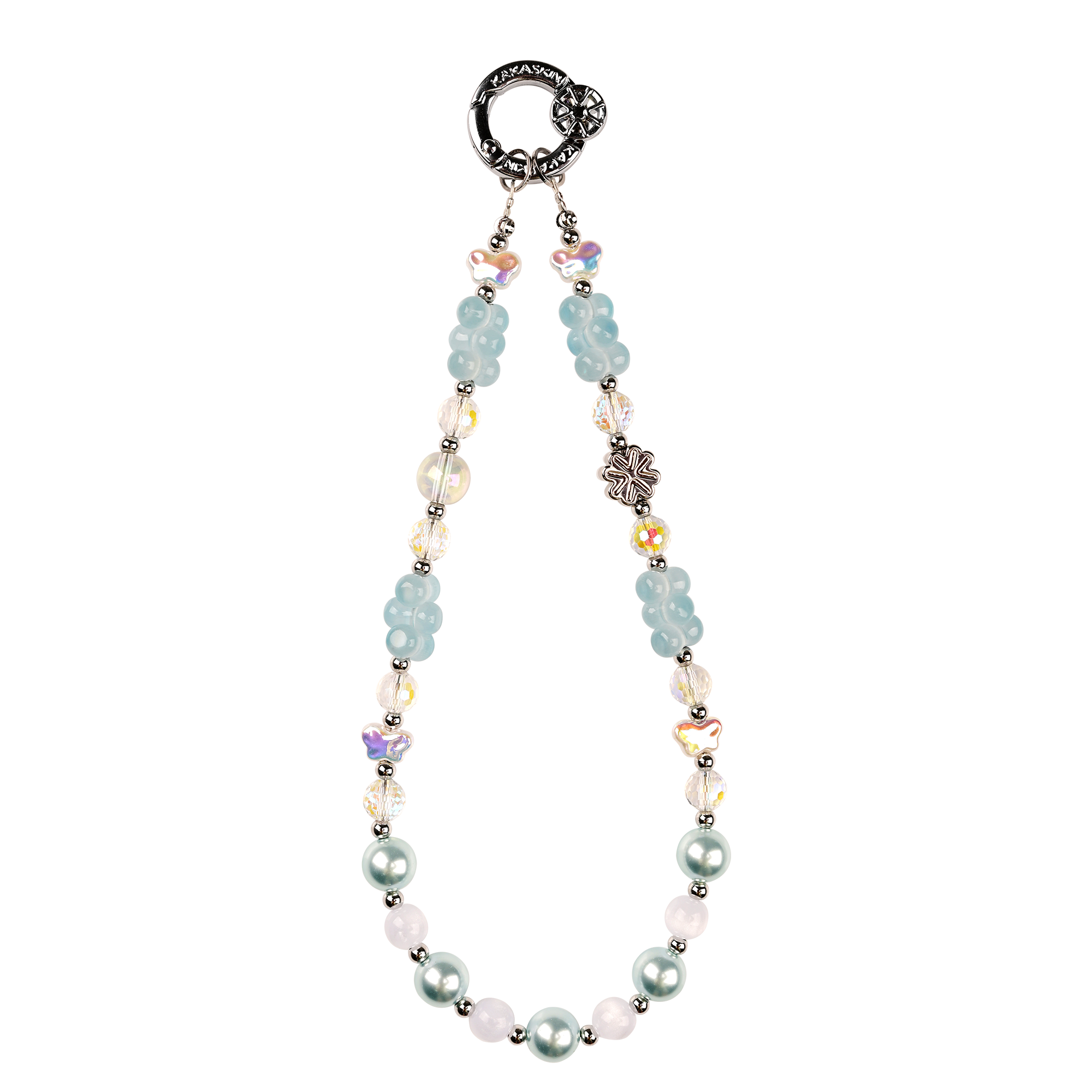 Grey Blue Pearl Bracelet QAB136