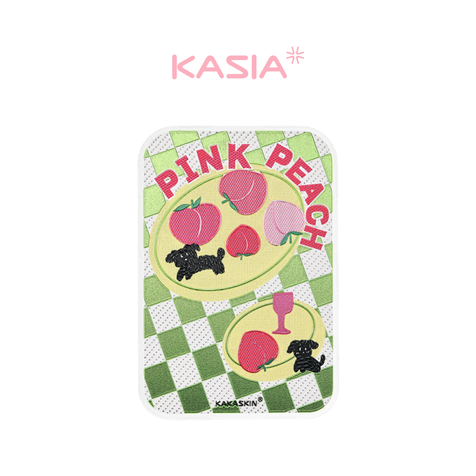 Wave Peach Dog Magnetic Backboard-QCP023