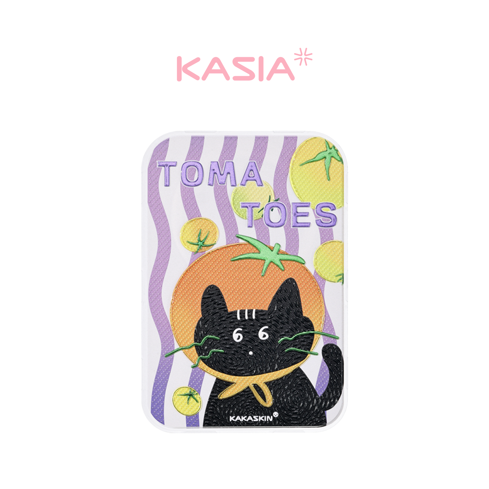Tomato Black Cat Bowl Magnetic Backboard-QCP012