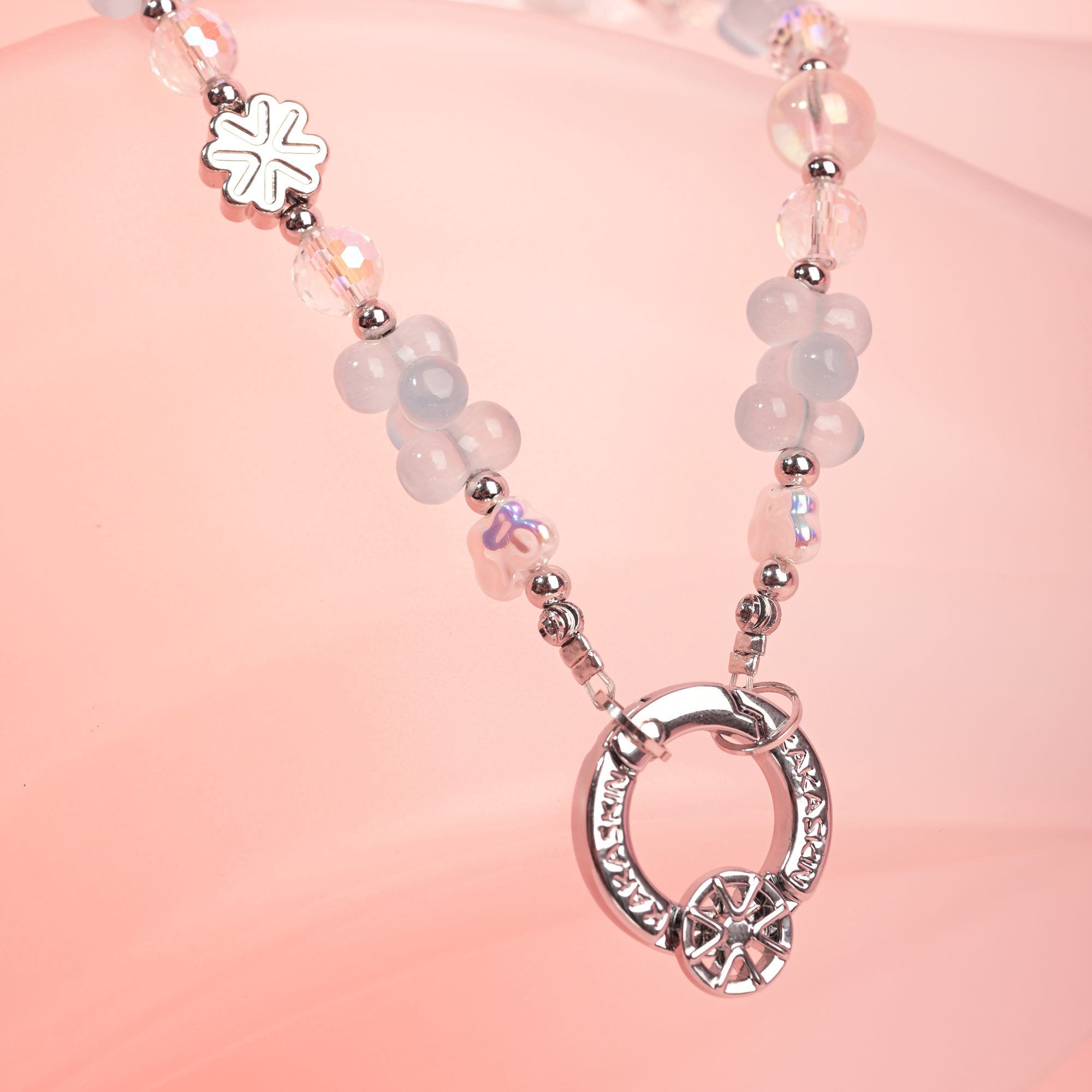 Grey Blue Pearl Bracelet QAB136