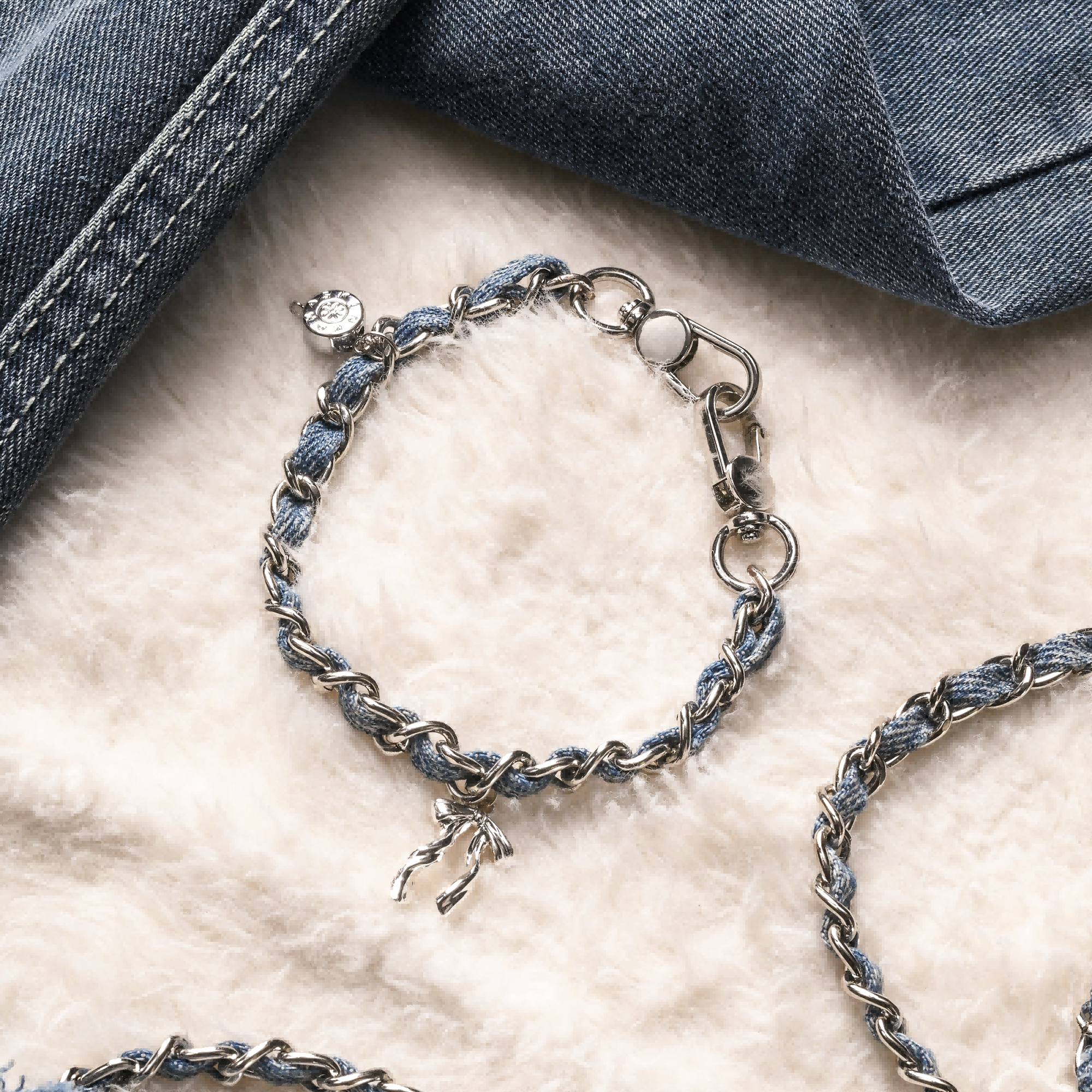 long denim chain QAB209