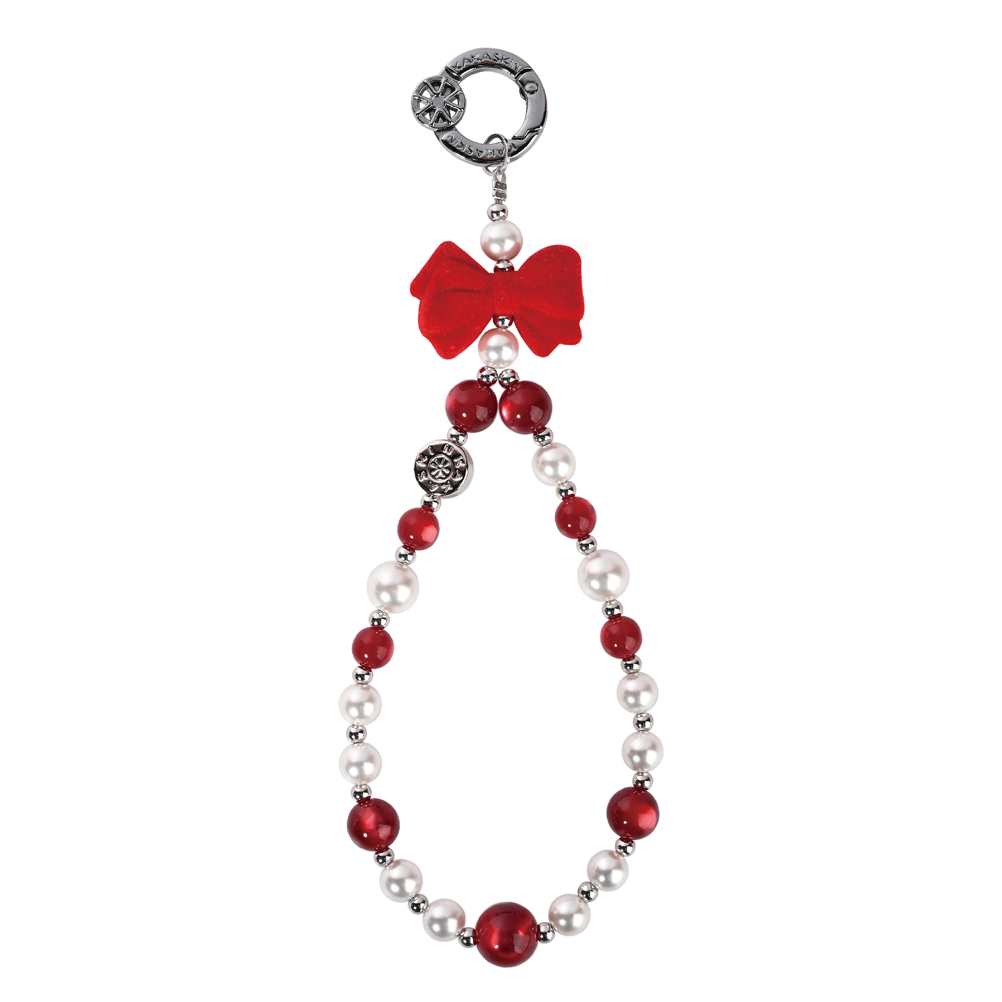 Red bow single hanging QAB202