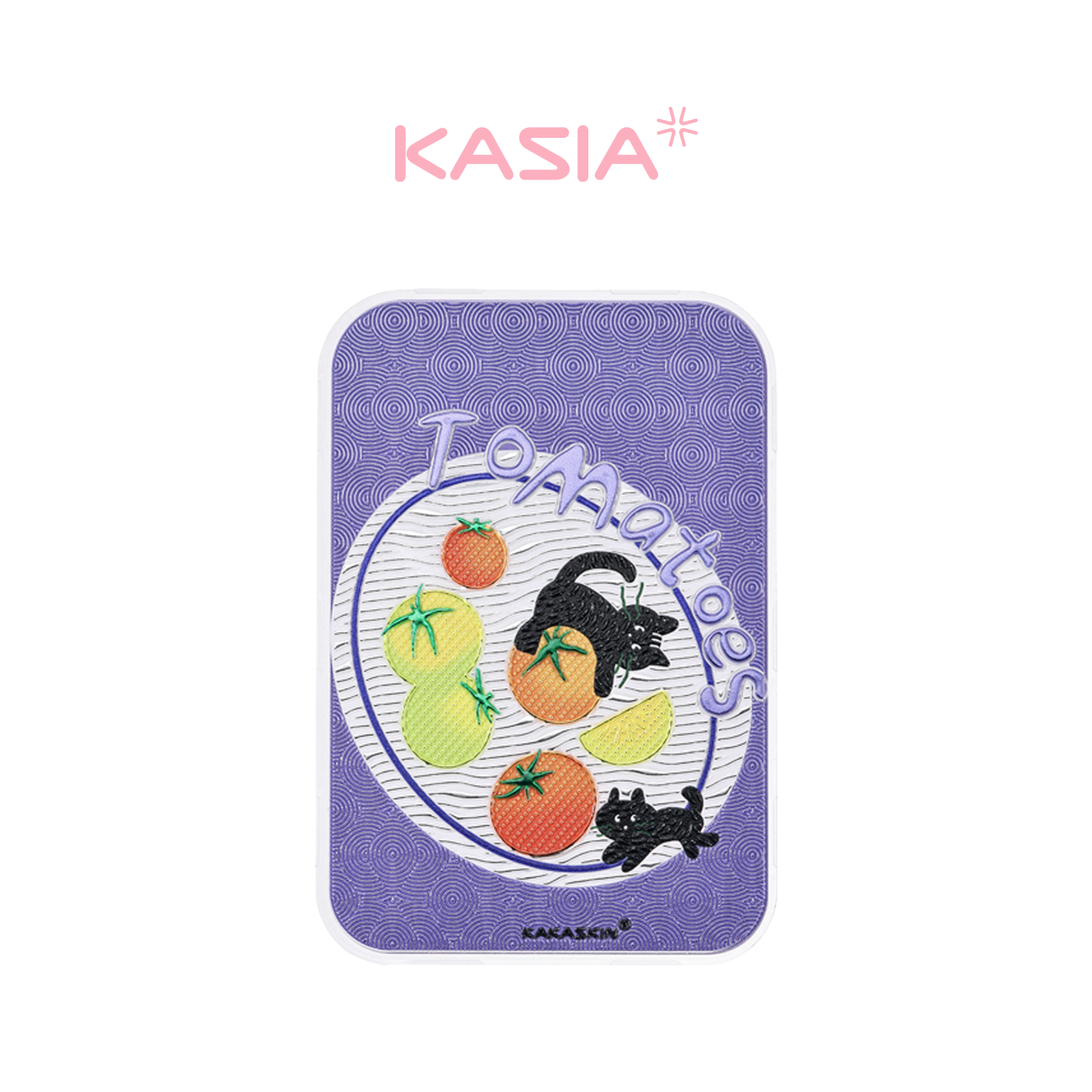 Tomato Black Cat Bowl Magnetic Backboard-QCP012