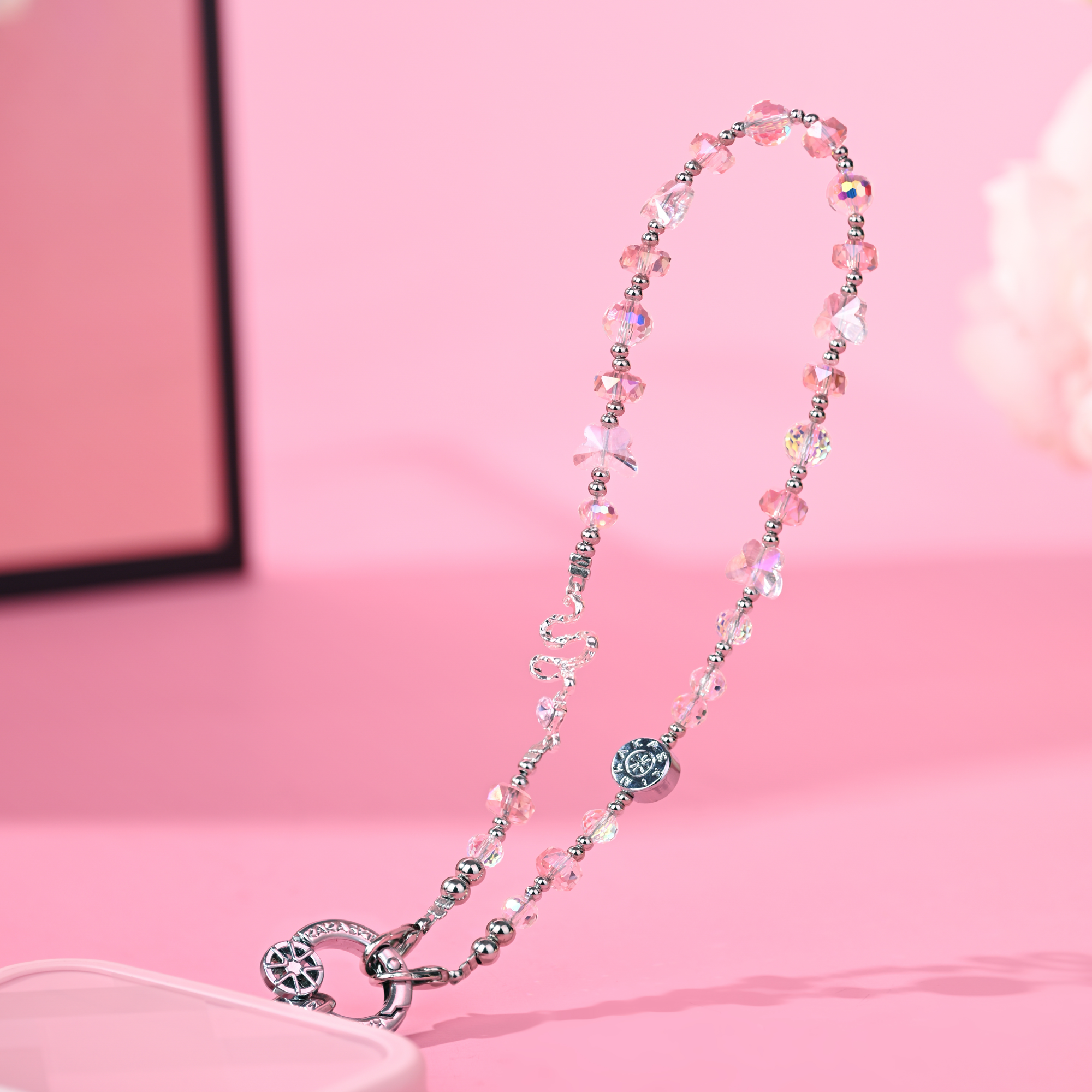 Pink Snake Crystal Luo-QAB192