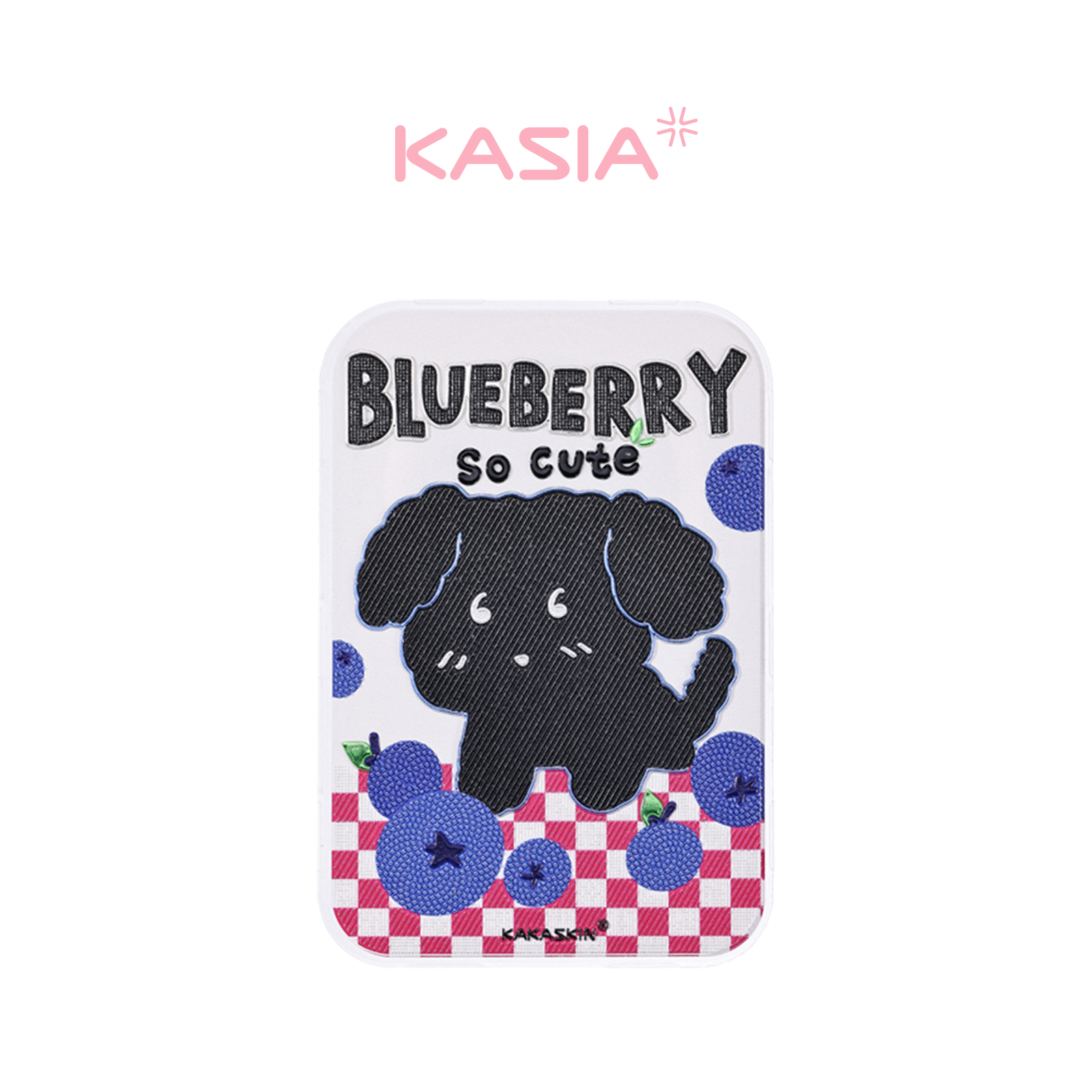 Wave Blueberry Dog Magnetic Backboard QCP015