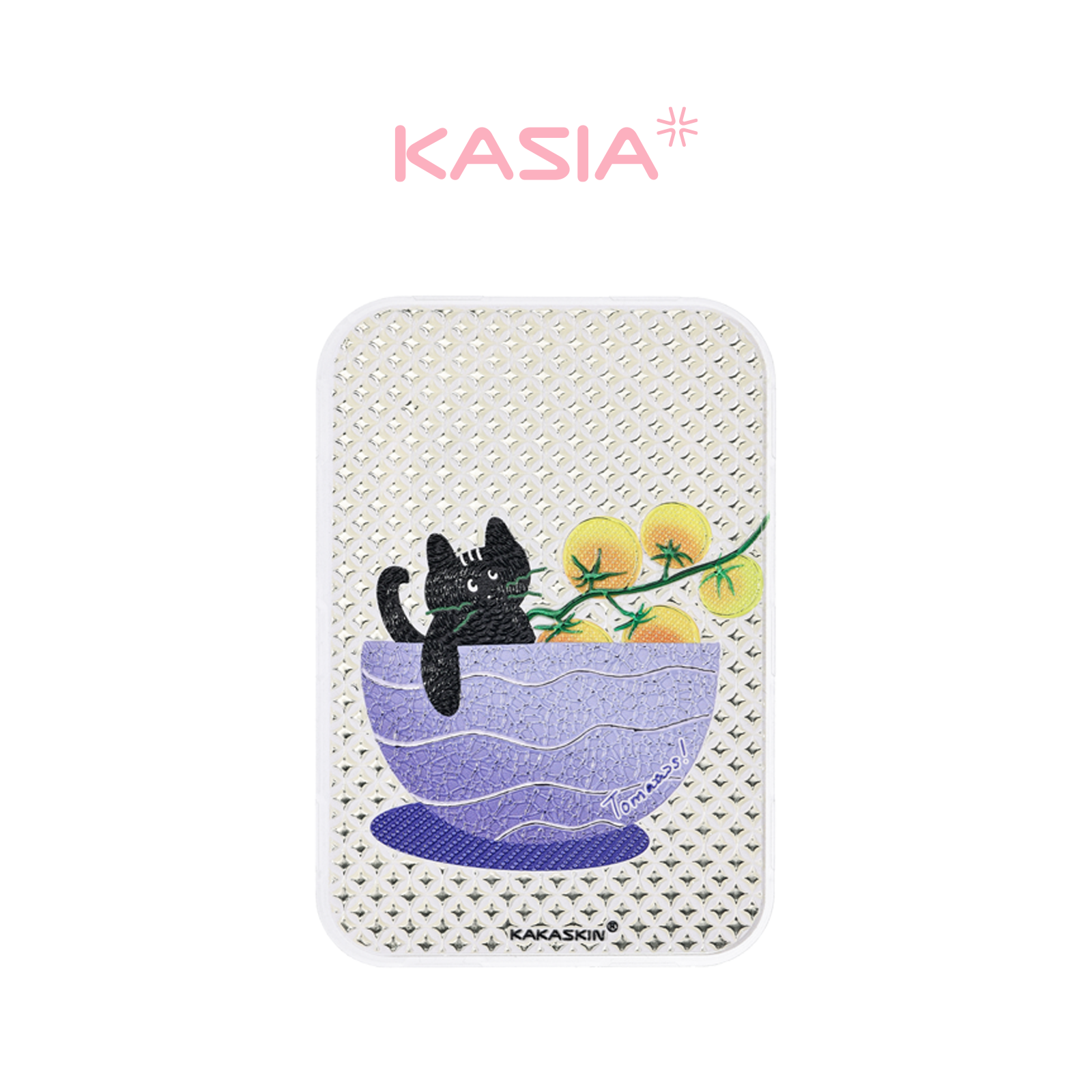 Tomato Black Cat Bowl Magnetic Backboard-QCP012