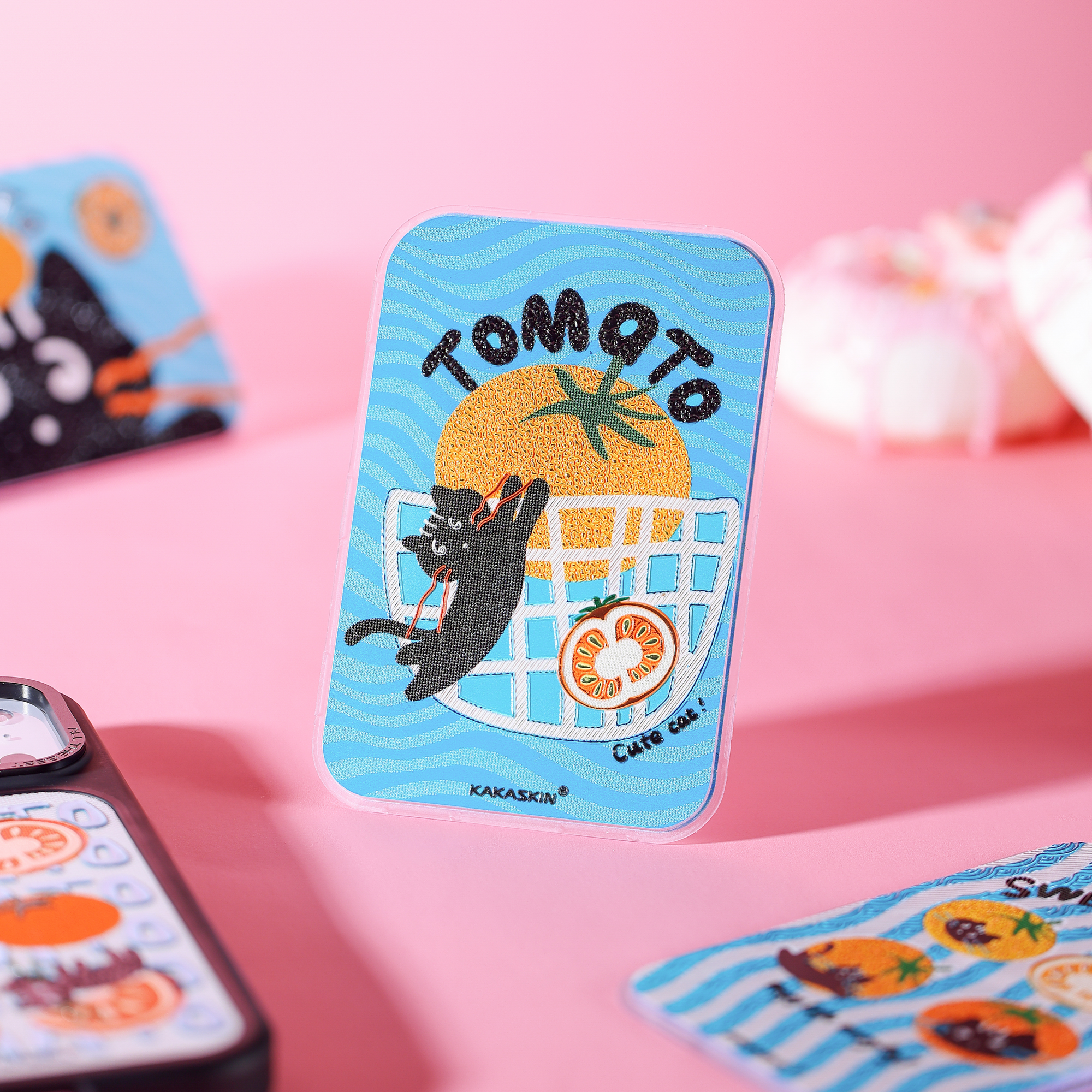 Wave Little Black Cat Magnetic Backboard-QCP021